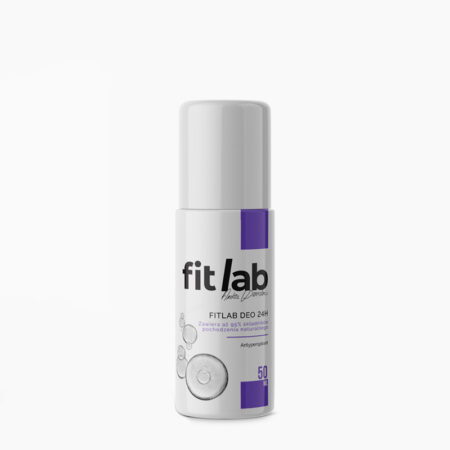 FitLab Antyperspirant DEO 50 ml - bez soli glinu pochłaniający zapach potu i nie zatykający pory