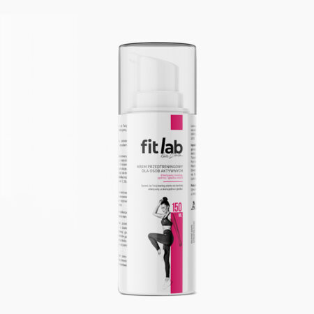 FitLab Krem Antycellulitowy (dawniej: Przedtreningowy) 150 ml - ujędrniający krem wspomagający spalanie tkanki tłuszczowej
