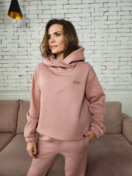 Bluza Dresowa CINAMON (brudny róż)